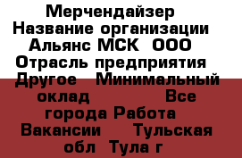 Мерчендайзер › Название организации ­ Альянс-МСК, ООО › Отрасль предприятия ­ Другое › Минимальный оклад ­ 23 000 - Все города Работа » Вакансии   . Тульская обл.,Тула г.